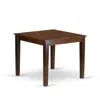 East West Furniture Oxford Square Dining Table - Mahogany Finish