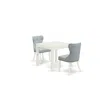 East West Furniture East-west Furniture Oxsi3-lwh-15 - A Dining Room Table Set Of 2 Great Dining Room Chairs With Linen 