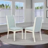 East West Furniture Parson Chairs-, Lap0t15