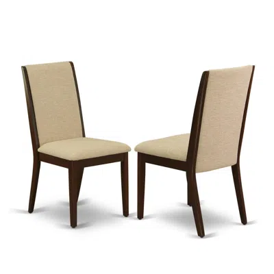 East West Furniture Parson Chairs-, Lap3t04