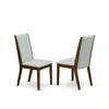 East West Furniture Parson Chairs-, Lap8t05