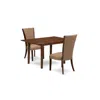 East West Furniture East-west Furniture Psve3-mah-47 - A Dinette Set Of 2 Great Indoor Dining Chairs Using Linen Fabric 
