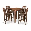 East West Furniture Vnch5-mah-c 5 Pc Counter Height Set-pub Table And 4 Kitchen Chairs.