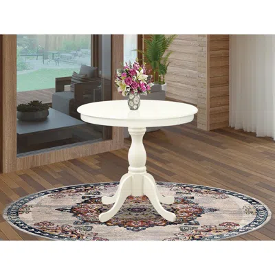East West Furniture Wooden Dining Table In White