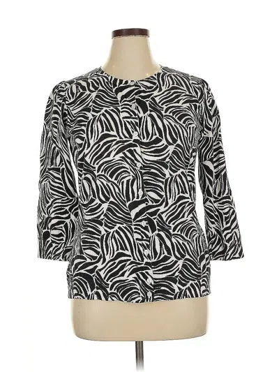 Pre-owned East5th 3/4 Sleeve Blouse In Black