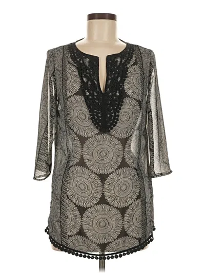 Pre-owned East5th 3/4 Sleeve Blouse In Gray