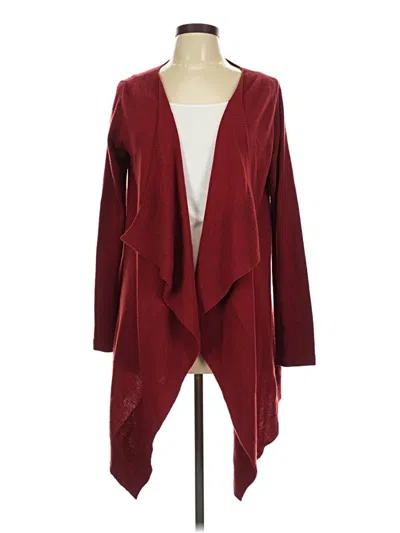 Pre-owned East5th Cardigan Sweater In Burgundy