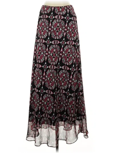 Pre-owned East5th Casual Skirt In Burgundy