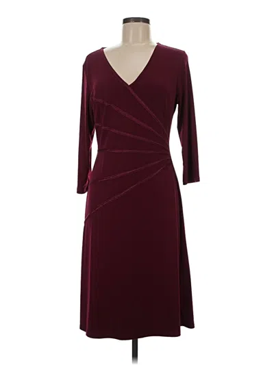 Pre-owned East5th Cocktail Dress In Burgundy