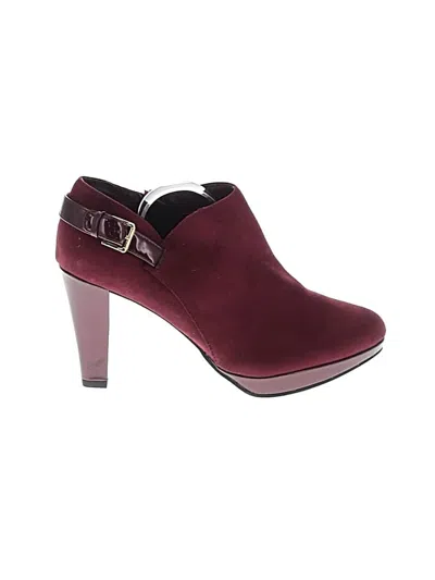 Pre-owned East5th Heels In Burgundy