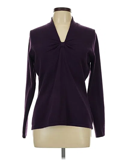 Pre-owned East5th Pullover Sweater In Purple