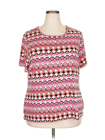 Pre-owned East5th Short Sleeve Blouse In Pink