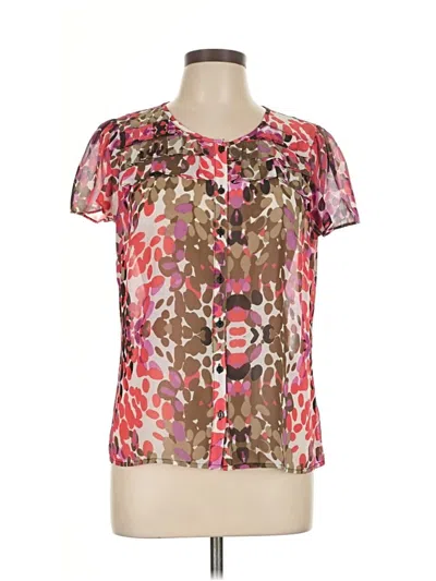 Pre-owned East5th Short Sleeve Blouse In Pink