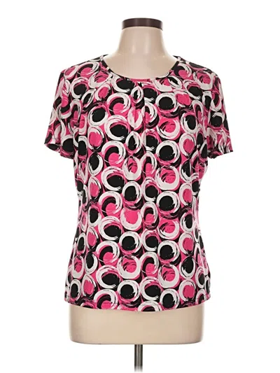 Pre-owned East5th Short Sleeve Blouse In Pink