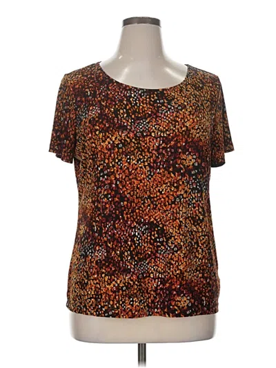 Pre-owned East5th Short Sleeve T-shirt In Brown