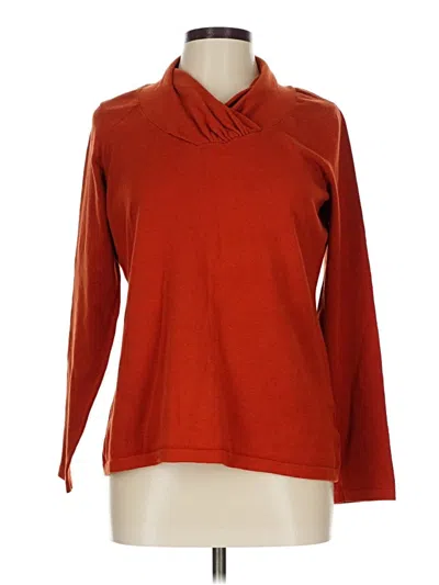 Pre-owned East5th Turtleneck Sweater In Orange