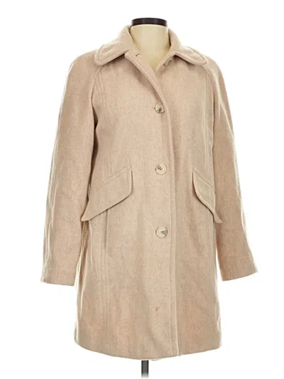 Pre-owned East5th Wool Coat In Tan