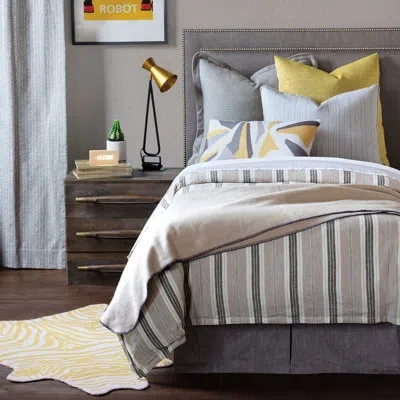 Eastern Accents Aaron Tan Striped Cotton Comforter