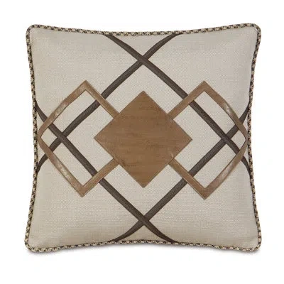 Eastern Accents Aiden Throw Pillow Cover & Insert In Brown;beige