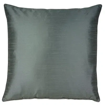 Eastern Accents Alaia Yves Glimmer With Mini Welt Square Pillow Cover & Insert In Green
