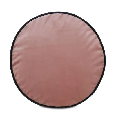 Eastern Accents Alma Velvet Tambourine Pillow Cover & Insert In Pink