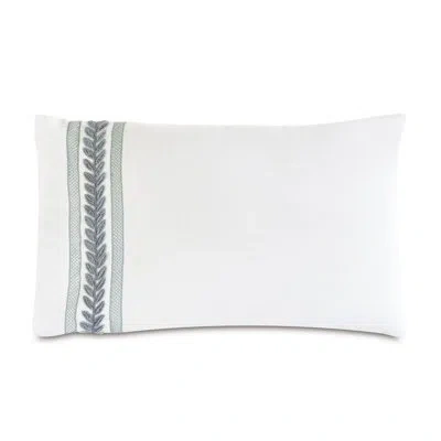 Eastern Accents Amberlynn Leaf Sham Left In Breeze White