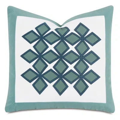 Eastern Accents Amu Applique Decorative Pillow Cover & Insert By Alexa Hampton In Mint