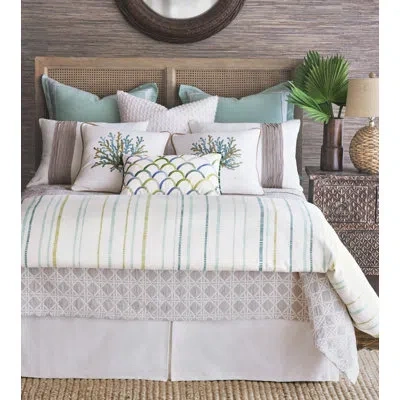 Eastern Accents Azul Para Aqua Reversible Modern & Contemporary Comforter