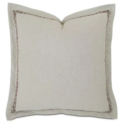Eastern Accents Balfour Green Linen Cotton Blend Piece Sham