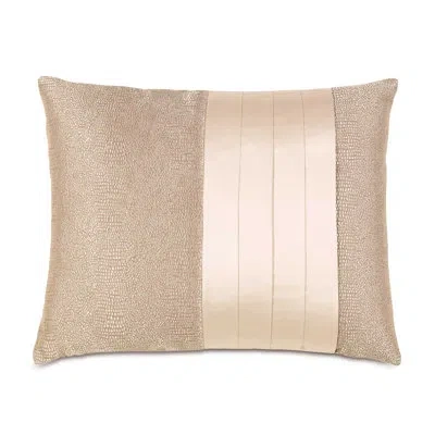 Eastern Accents Bardot Dunaway Fawn Pleats Pillow Cover & Insert In Champagne