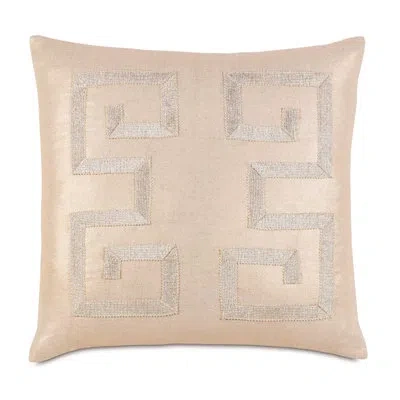 Eastern Accents Bardot Reflection Gimp Pillow Cover & Insert In Metallic