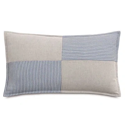 Eastern Accents Beau Cotton Blend Lumbar Rectangular Pillow Cover & Insert In Greer Linen,osiris Lake