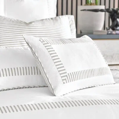 Eastern Accents Blass Ticking By Alexa Hampton Decorative Pillow In Fawn