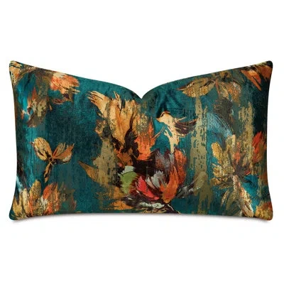 Eastern Accents Boutique Habsburg Painterly Decorative Pillow Cover & Insert In Blue;gold