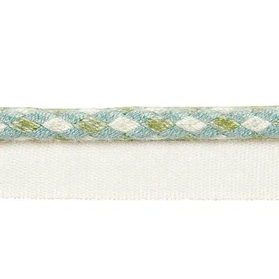 Eastern Accents Bradshaw Cord Fabric In Blue;white;green