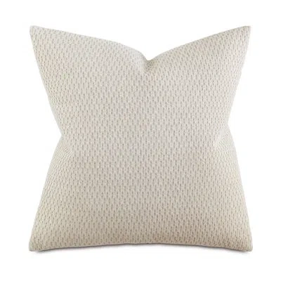 Eastern Accents Brayden Custer Square Cotton Blend Throw Pillow Cover & Insert In Beige
