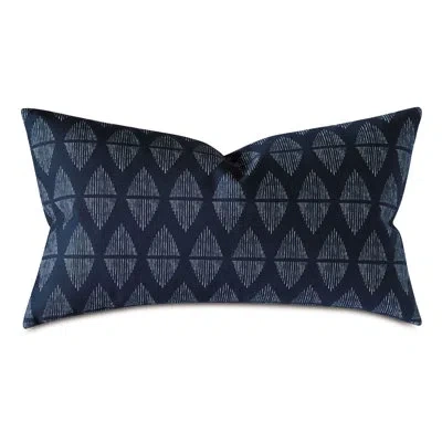 Eastern Accents Bridgehampton By Thom Filicia Rectangular 100% Cotton Pillow Cover & Insert In Blue
