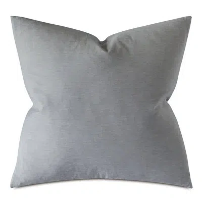 Eastern Accents Bridgehampton By Thom Filicia Square 100% Cotton Pillow Cover & Insert In Gray