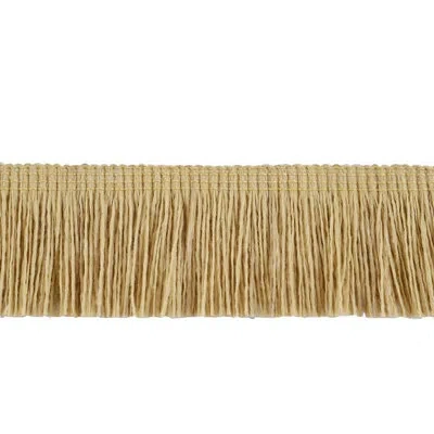 Eastern Accents Brush Fringe Sumba Trim In Tan