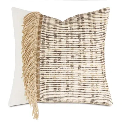 Eastern Accents Cabo By Barclay Butera Textured Decorative Pillow Cover & Insert In Brown