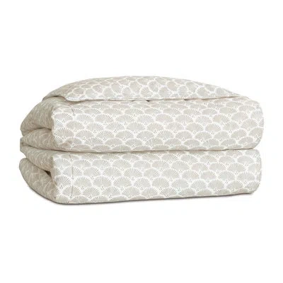 Eastern Accents Casa Guava Art Deco Hand-tacked Comforter In Beige,white