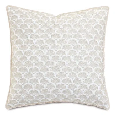 Eastern Accents Casa Guava Cotton Throw Square Pillow Cover & Insert In Myrna Biscotti