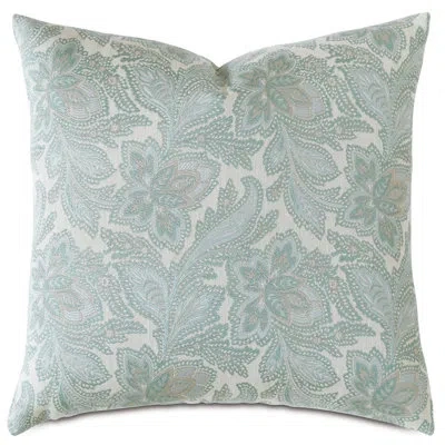 Eastern Accents Central Park By Barclay Butera Square Pillow Cover & Insert In Green