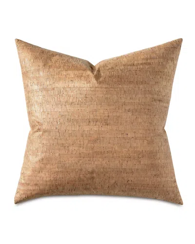 Eastern Accents Cerris Gold Pillow In Brown
