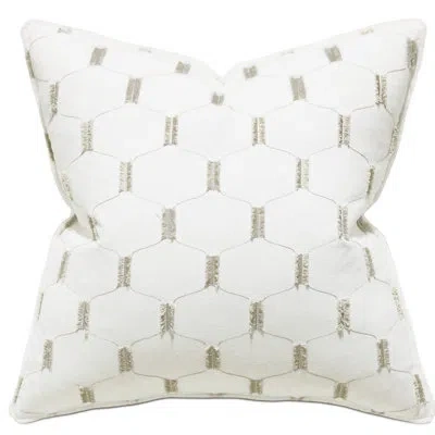 Eastern Accents Charlie White Polyester Piece Sham