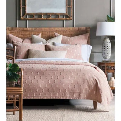 Eastern Accents Chilmark Salmon Coverlet / Bedspread In Pink