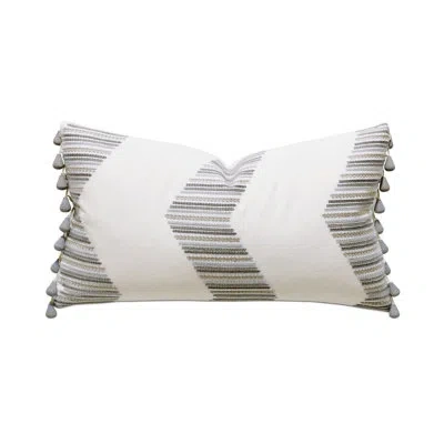 Eastern Accents Cisero By Thom Filicia Cisero Embroidered Decorative Pillow Cover & Inser In Neutral