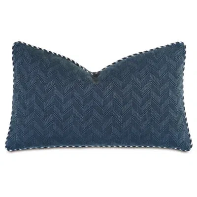 Eastern Accents Claire By Alexa Hampton Decorative Rectangular Pillow Cover & Insert In Blue