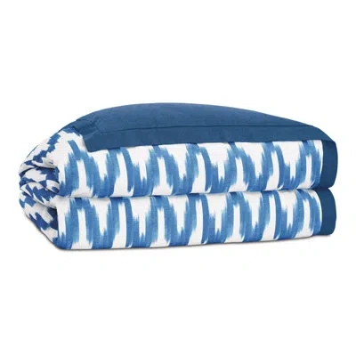 Eastern Accents Cocobay Cotton Comforter In Blue;white