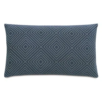Eastern Accents Colt Diamond Decorative Pillow In Blue